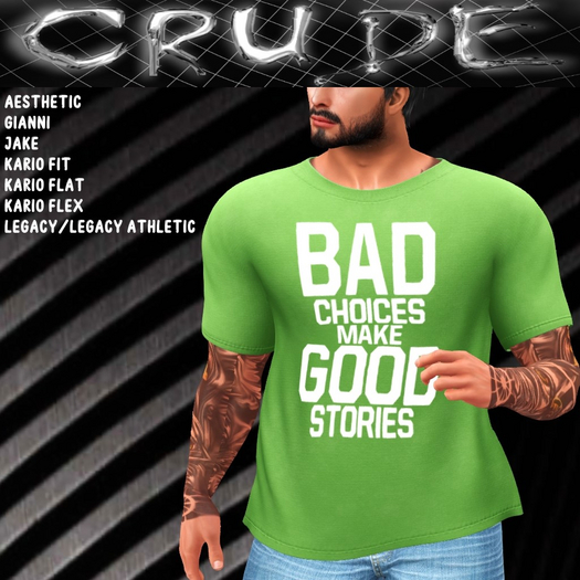 Bad choices make good stories Men's T-Shirt (MCT)  <Wear Me>