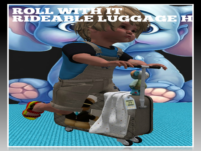 ROLL WITH IT  RIDEABLE LUGGAGE H