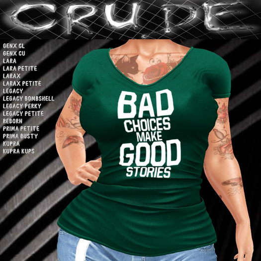 Bad choices make good stories Women's T-Shirt (WJS)  <Wear Me>