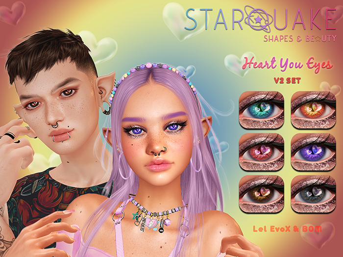 [starQuake] Heart You Eyes V2 set for EvoX BOM