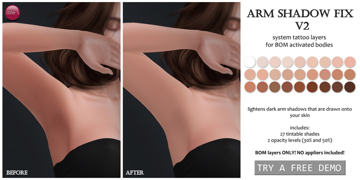 Izzie's - Arm Shadow Fix V2
