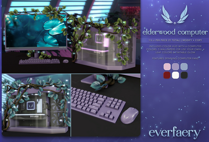 everfaery / Elderwood Computer Set