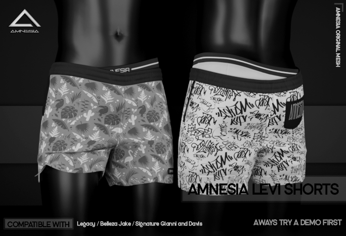 # AMNESIA - Levi Shorts - DEMO