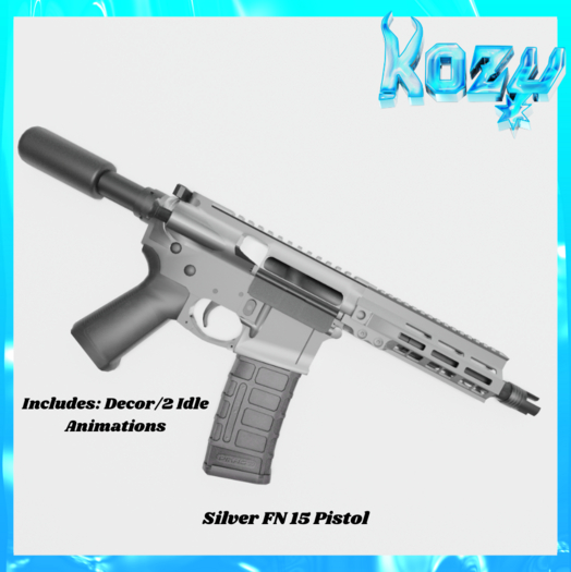 <Kozy> Silver FN15 Pistol