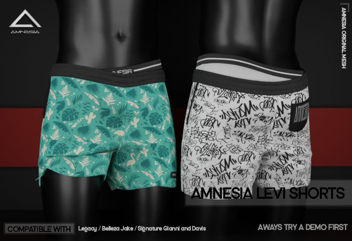 # AMNESIA - Levi Shorts - FATPACK