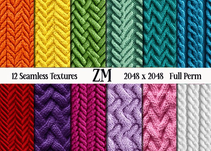 KNIT 10 FULL PERM TEXTURES