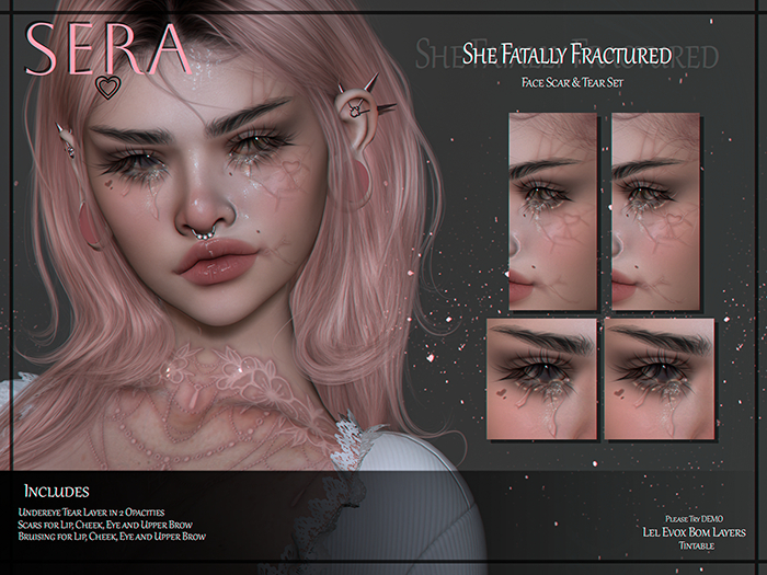 Sera - She Fatally Fractured - Scar Set
