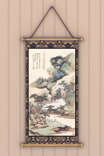 Mountain Streams Wall Scroll