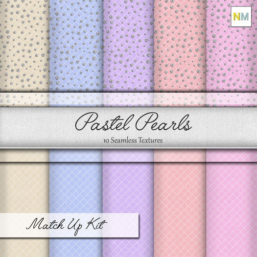 Pastel Pearls Matchup Kit 10 Seamless Textures NM