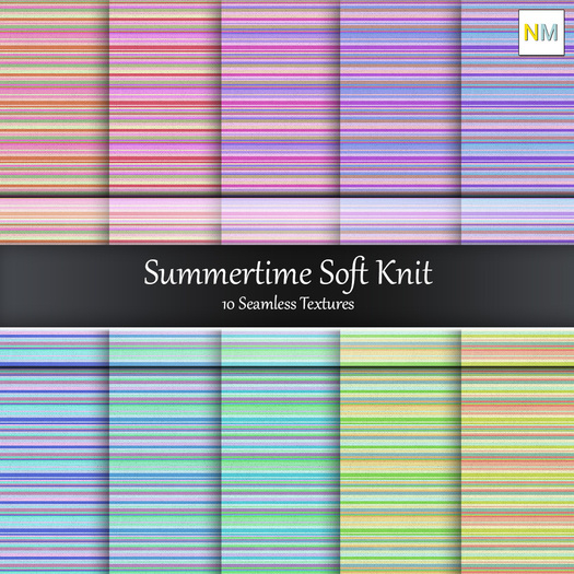 Summertime Soft Knit 10 Seamless Fabric Textures NM