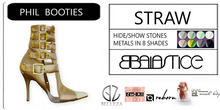 Baiastice_Phil Booties-Straw