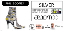 Baiastice_Phil Booties-Silver