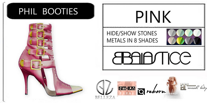 Baiastice_Phil Booties-Pink