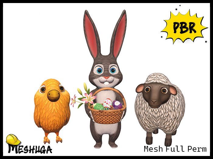 Meshuga PBR Easter Set FULL PERM MESH