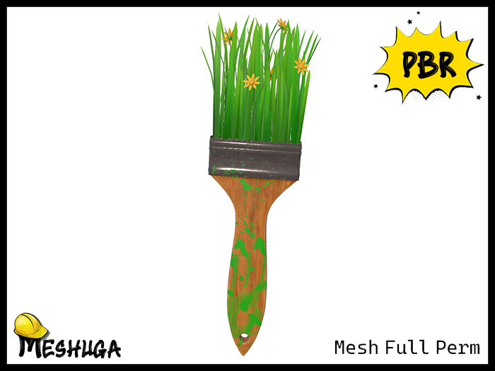 Meshuga PBR Easter Springtime Brush FULL PERM MESH
