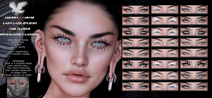 Cherry//Crow//Lana Lash Apliers FOR Clover - MegaLashes Lashes
