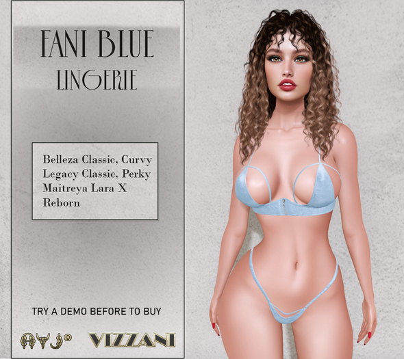 !! SEXY BIKINI !!  FANI BLUE - A&J CREATION AND FRANCHISE