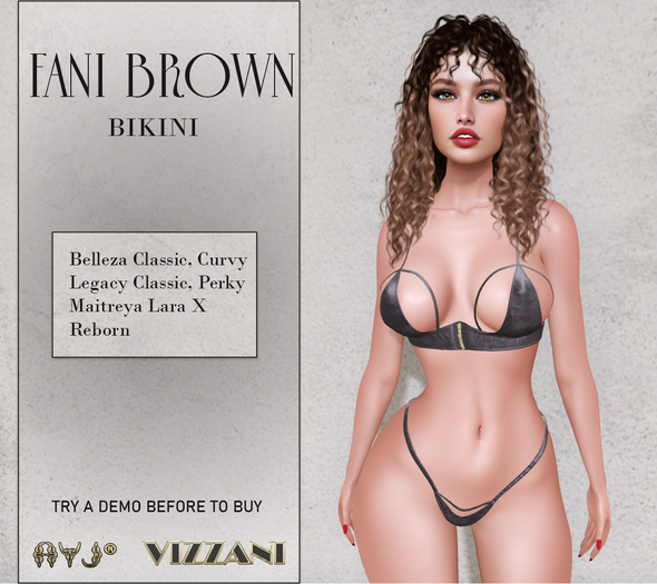 !! SEXY BIKINI !!  FANI BROWN - A&J CREATION AND FRANCHISE