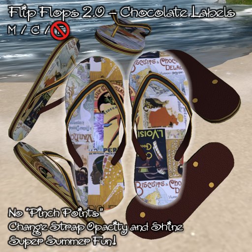 R(S)W Flip Flop 2 - Chocolate Lables