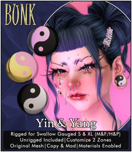 Bunk. Yin & Yang Plugs