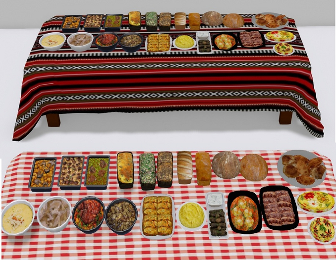 @MA@ Traditional Party Table Food