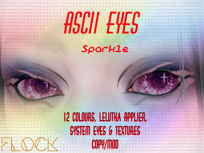 [FLOCK] - ASCII Eyes - Sparkle - Fatpack