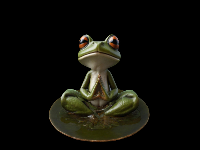 HB: Frog Meditating FULL PERM