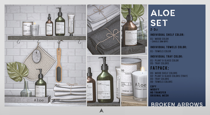 BROKEN ARROWS - Aloe Set  - FATPACK