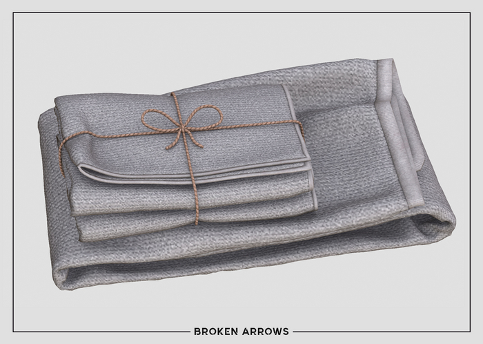 BROKEN ARROWS - Aloe Set - Towels - Gray 
