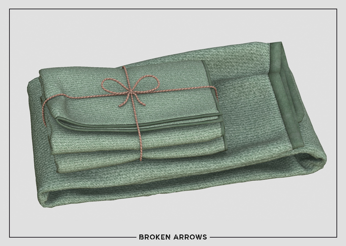 BROKEN ARROWS - Aloe Set - Towels - Green 