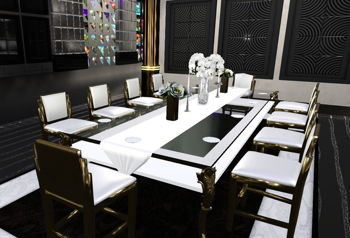 KS Baroque Dining Table PBR
