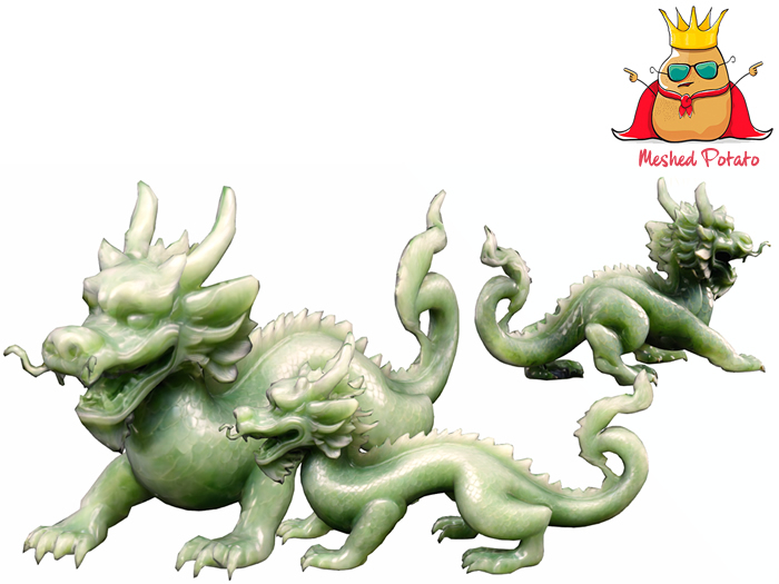 Meshed Potato Chinese Dragon Full Perm