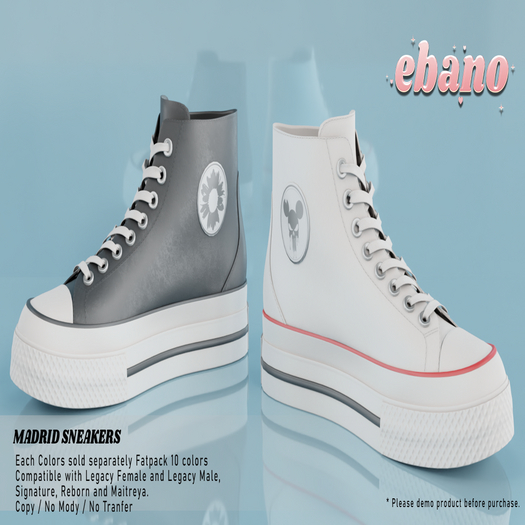 Ebano-Madrid Sneakers(FATPACK)