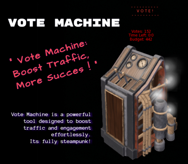 Vote Machine - Traffic Booster