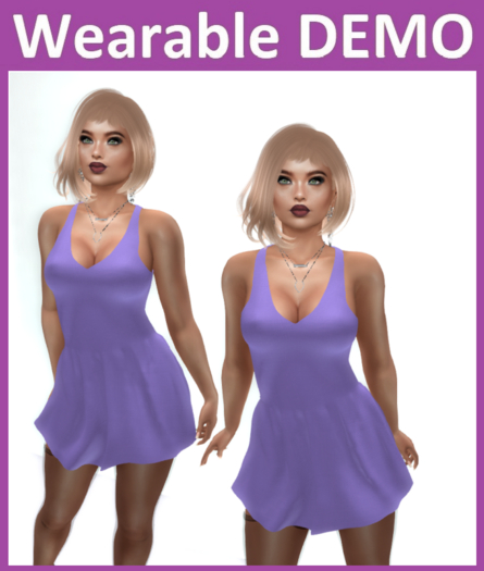 *TH* Summer -dress- Violet wearable demo
