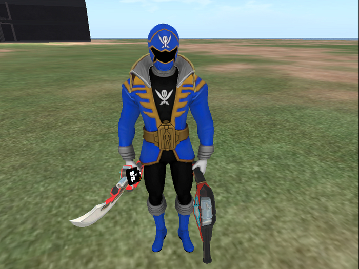 power rangers super MegaForce blue