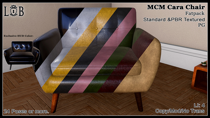 ~L:B~ MCM Cara Chair- Fatpack