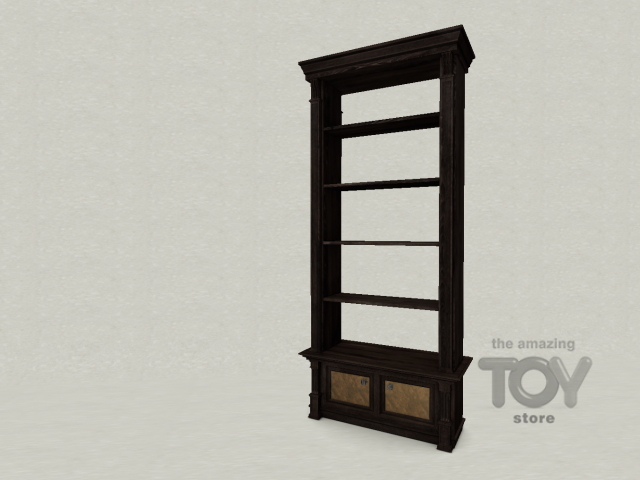 22 - 8f8 - Storyteller's Burrow - Double Bookcase Empty
