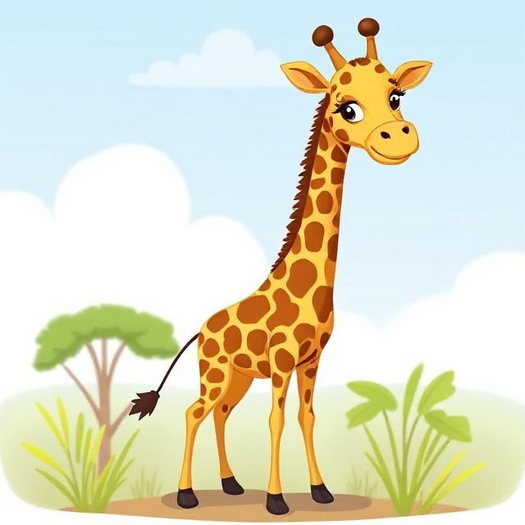 Giraffe Wall Decal 1