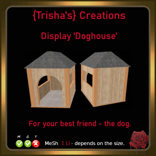 {Trisha's} MeSh Display 'Doghouse' - 1 Li