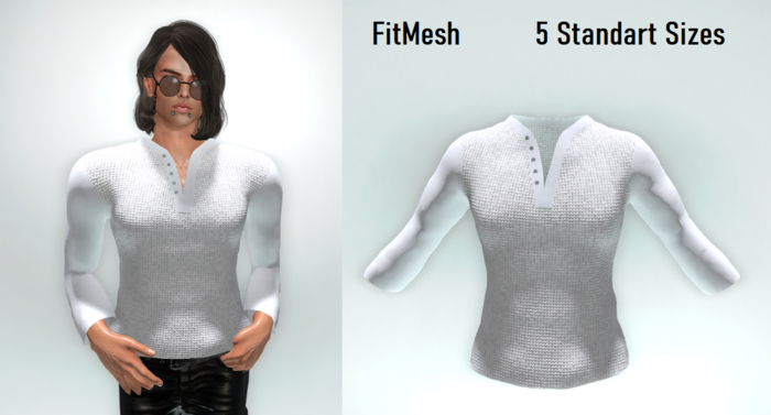 *TH* White Long sleeve shirt