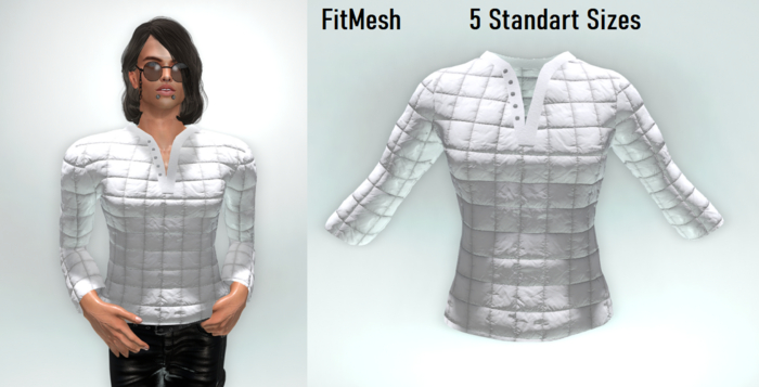 *TH* Long sleeve jacket white