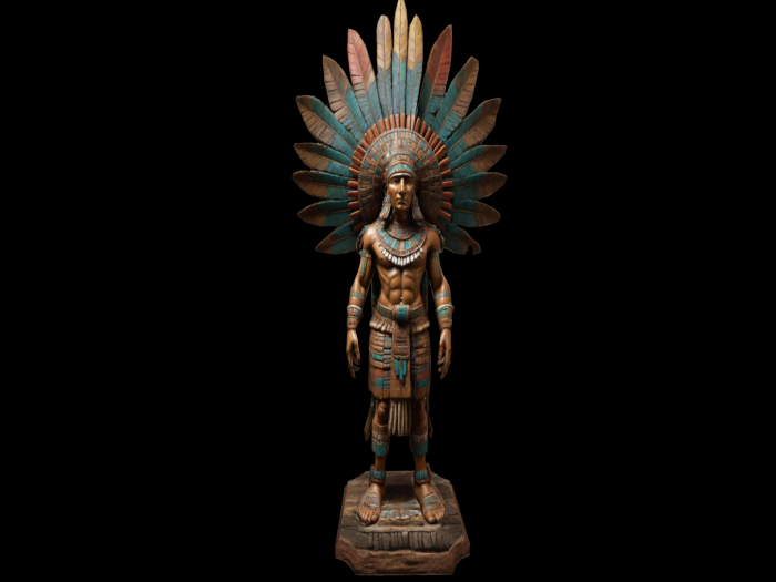 HB: Aztec Tribal Statue FULL PERM