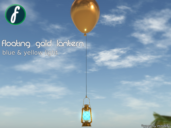 friller Floating Gold Lantern