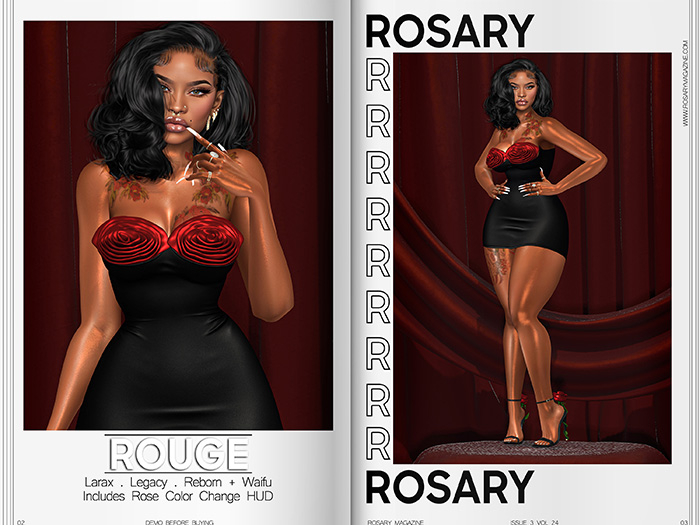 Rosary. Rouge . Dress FP