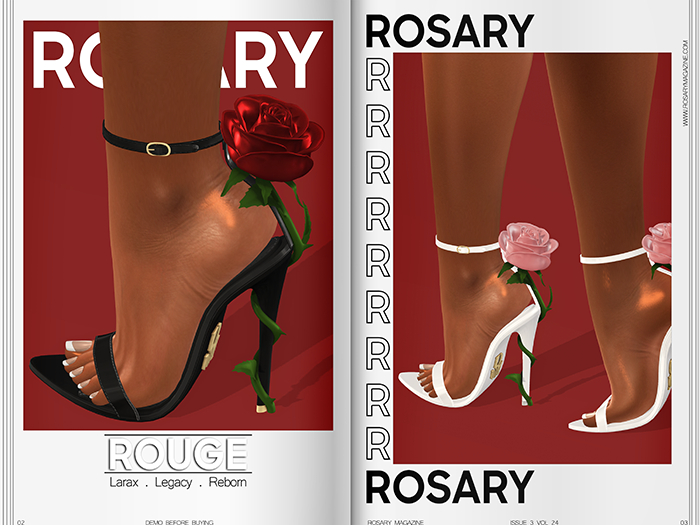 Rosary. Rouge . Heels