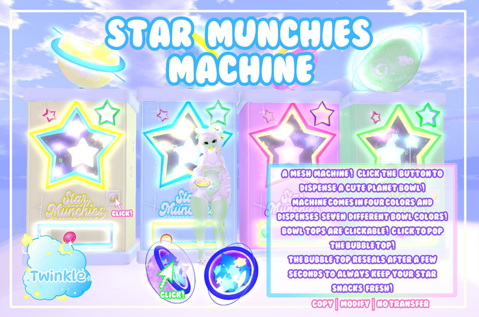 *Twinkle* Star Munchies Machine!