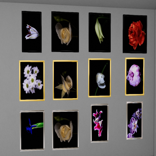 Multi Bloom 3~B Motion Wall Art