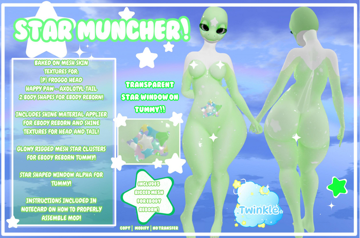 *Twinkle* Star Muncher - Greene