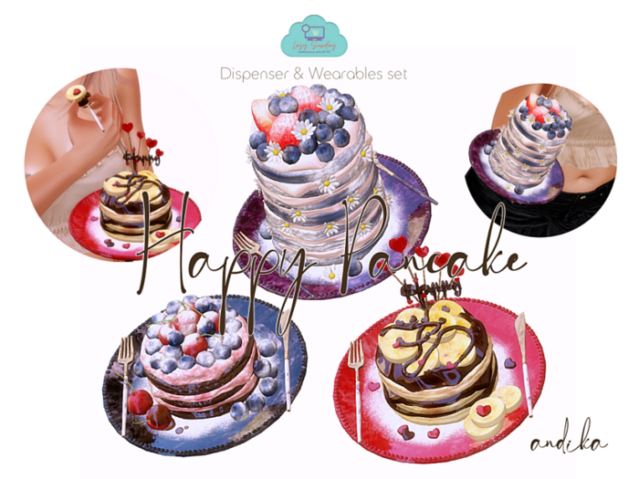 ADD/andika{Happy Pancake}Dispenser&Wearables Set